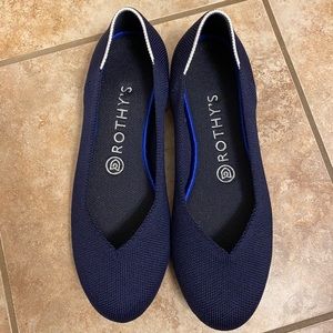 Rothy’s Navy flat EUC